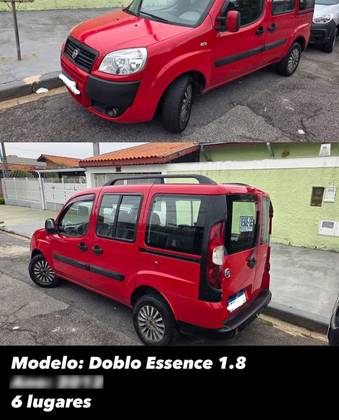 FIAT DOBLÒ 1.8 MPI ESSENCE 16V FLEX 4P MANUAL FIAT DOBLÒ 1.8 MPI ESSENCE 16V FLEX 4P MANUAL